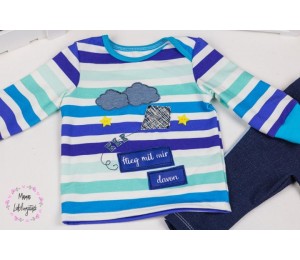 Stickserie - Ballon Liebe Fransenappli